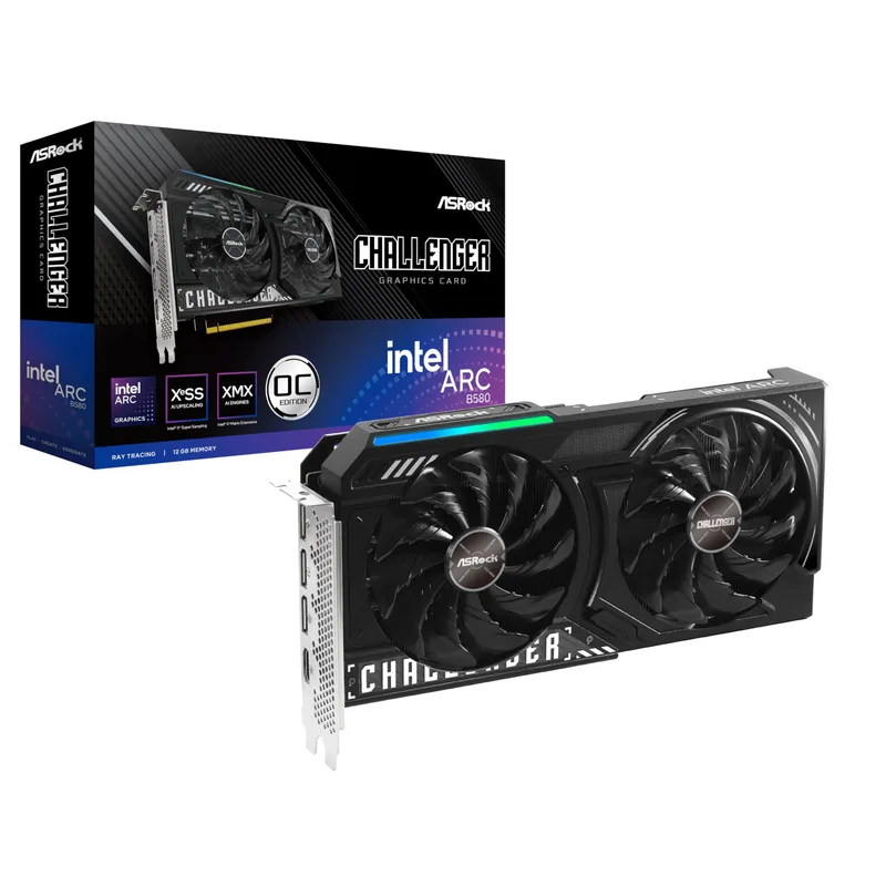 ASRock Intel Arc B580 Challenger 12GB OC ASRock Intel Arc B580 Challenger 12GB OC
