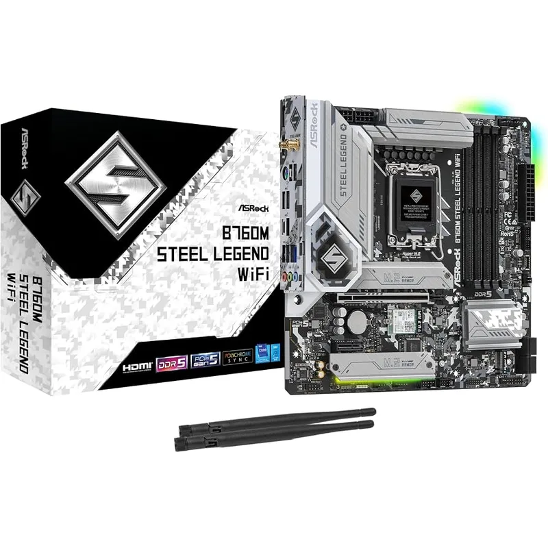 ASRock B760M Steel Legend WiFi ASRock B760M Steel Legend WiFi