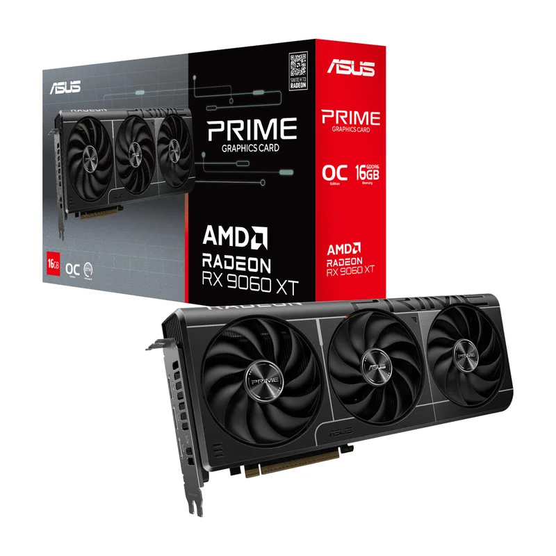 ASUS Prime Radeon RX 9060 XT 16GB OC Edition ASUS Prime Radeon RX 9060 XT 16GB OC Edition