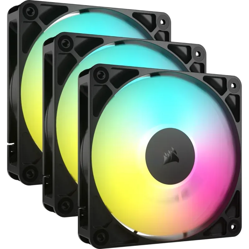 Corsair RS120 ARGB (Triple Pack, Black) Corsair RS120 ARGB (Triple Pack, Black)