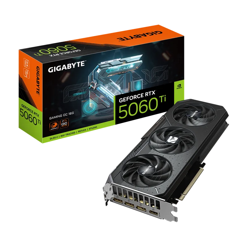 GIGABYTE RTX 5060 Ti Gaming OC 16G GIGABYTE RTX 5060 Ti Gaming OC 16G