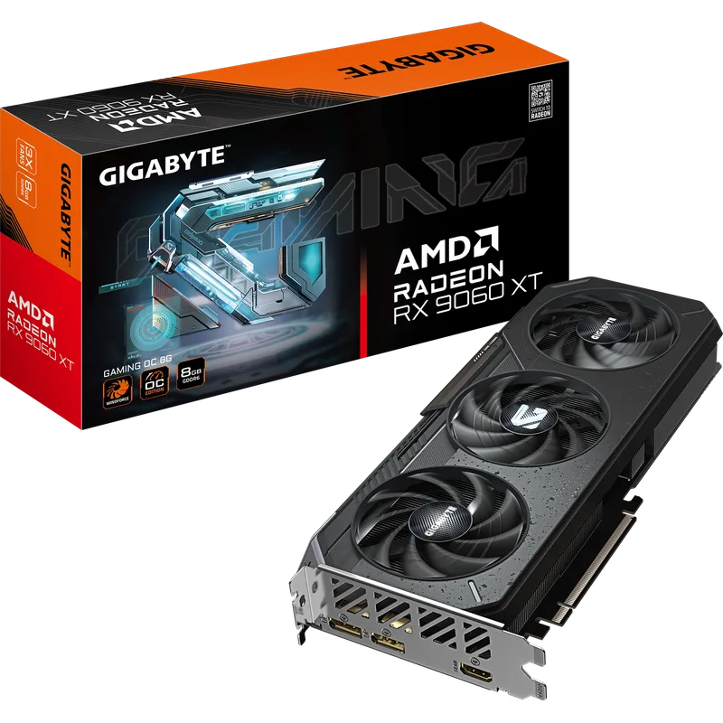 GIGABYTE Radeon RX 9060 XT Gaming OC 8G