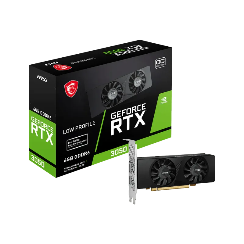MSI GeForce RTX 3050 LP 6G OC