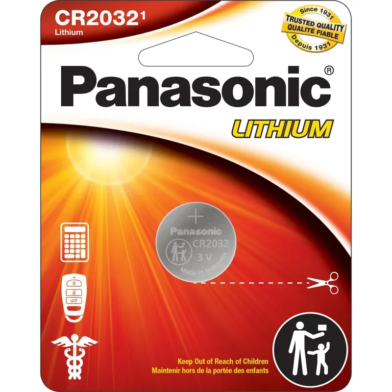 Panasonic CR2032 Lithium Coin Cell (10-pack) Panasonic CR2032 Lithium Coin Cell (10-pack)