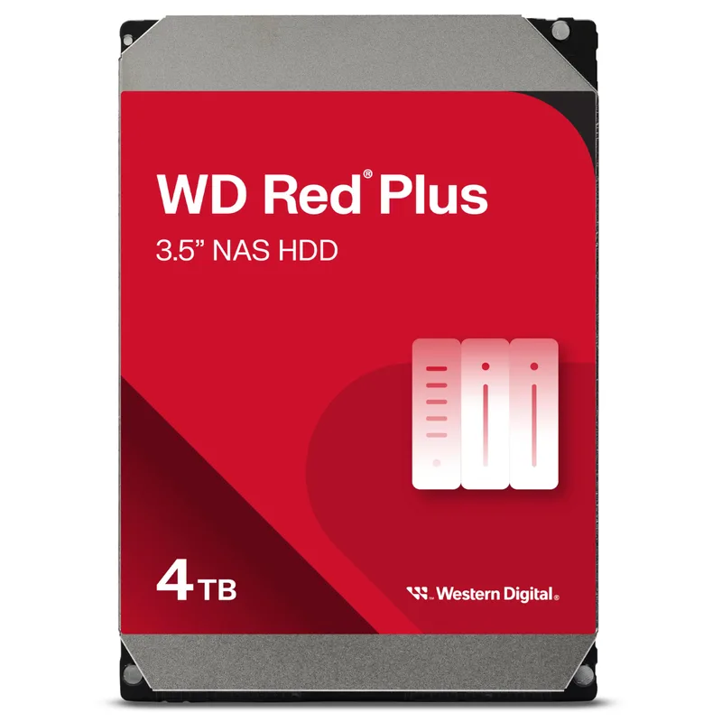WD Red Plus 4TB NAS Internal Hard Drive