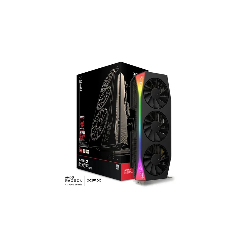 XFX Mercury AMD Radeon RX 9070 XT OC Gaming Edition RGB 16GB XFX Mercury AMD Radeon RX 9070 XT OC Gaming Edition RGB 16GB
