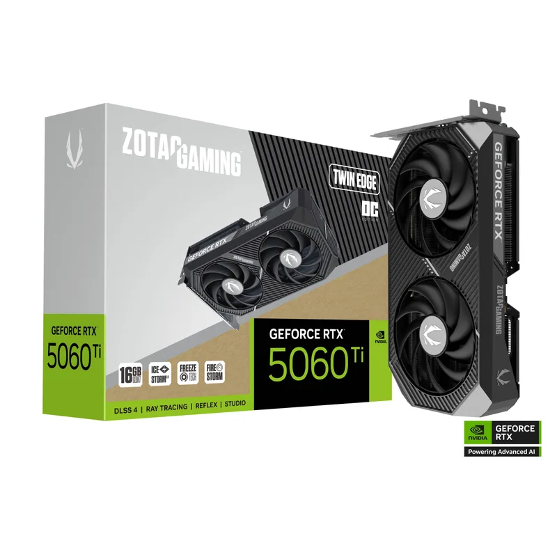 ZOTAC Gaming GeForce RTX 5060 Ti 16GB Twin Edge OC