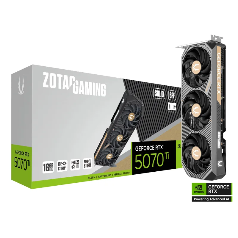 ZOTAC Gaming GeForce RTX 5070 Ti SOLID SFF OC 16GB